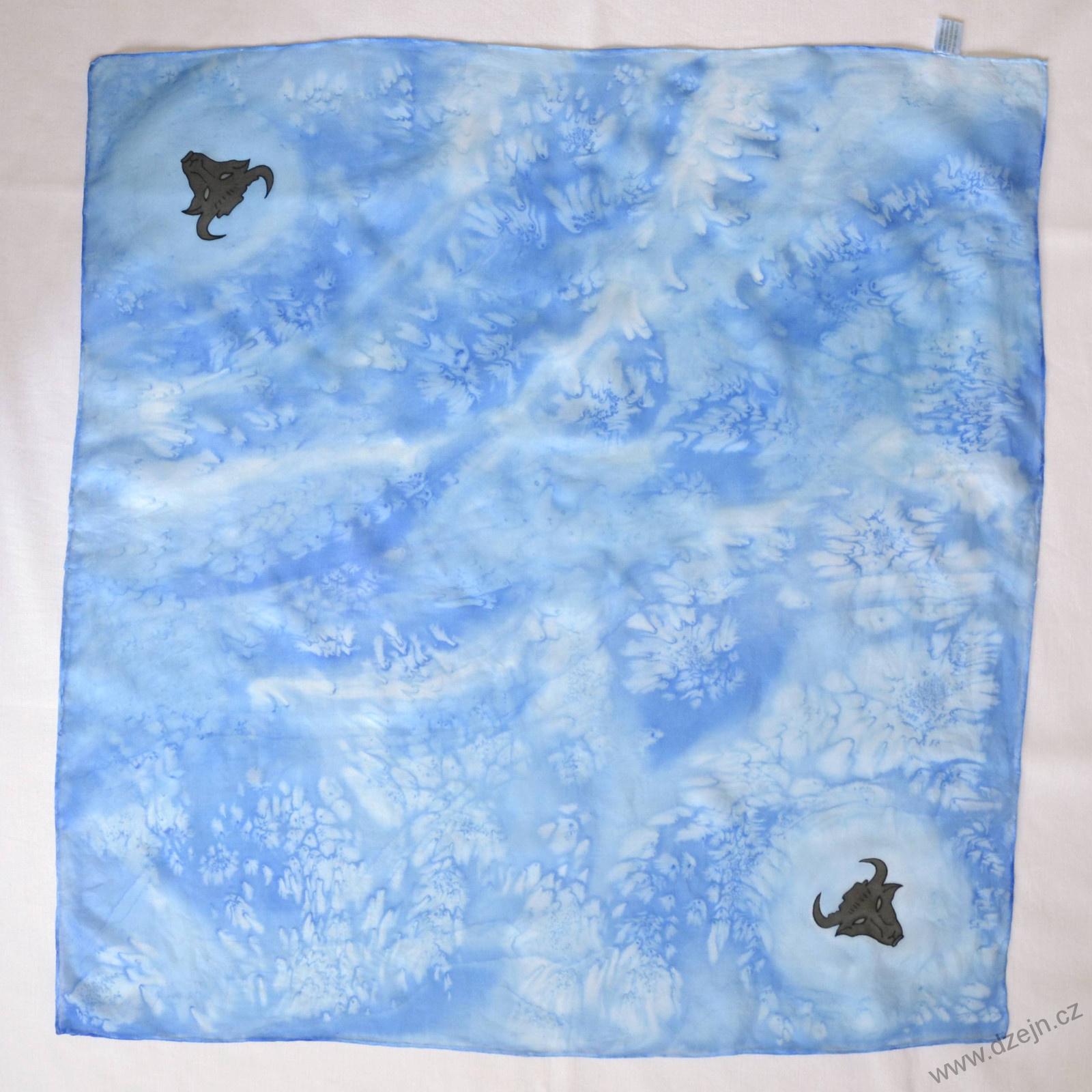 Hedvábný šátek - zvěrokruh - býk