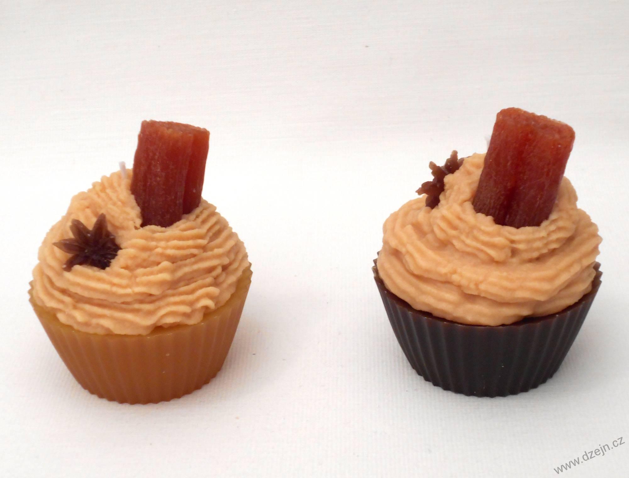 Svíčka skořicový cupcake