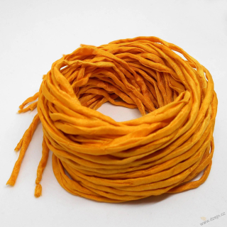 Hedvábná šňůrka světlejší meruňková