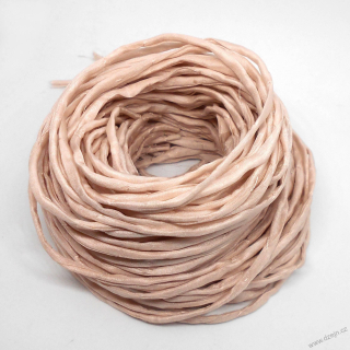 Hedvábná šňůrka světle béžová