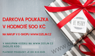 Dárková poukázka na 500 Kč