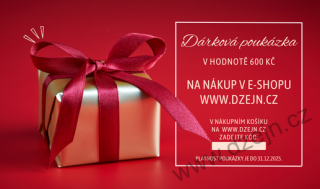 Dárková poukázka na 600 Kč