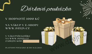 Dárková poukázka na 1000 Kč