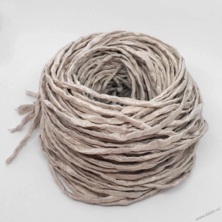 Hedvábná šňůrka caffe latte světlejší