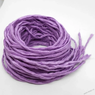 Hedvábná šňůrka středně fialová