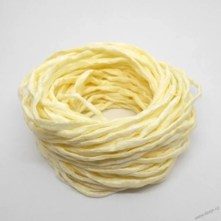 Hedvábná šňůrka světloučká žlutá