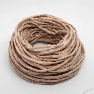 Hedvábná šňůrka béžová