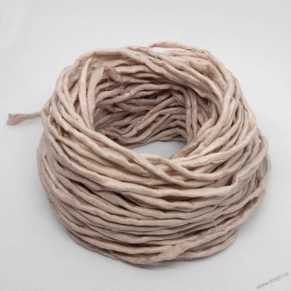Hedvábná šňůrka světle béžová