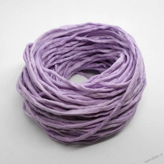 Hedvábná šňůrka středně fialová