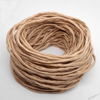 Hedvábná šňůrka béžová