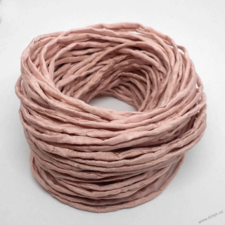 Hedvábná šňůrka starorůžová