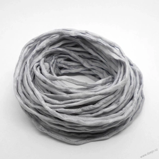 Hedvábná šňůrka světle šedá
