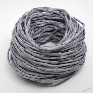 Hedvábná šňůrka šedá