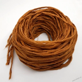 Hedvábná šňůrka světle hnědá