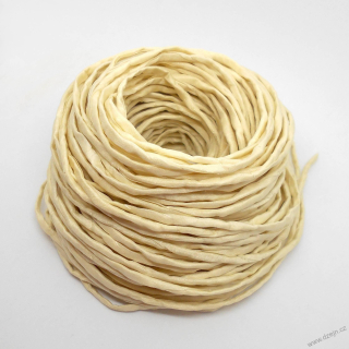 Hedvábná šňůrka světloučká žlutá 