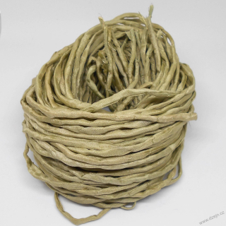 Hedvábná šňůrka světlá khaki